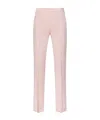 Bottega Veneta Notebook-pattern Flared Pants In Nude
