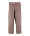 Bottega Veneta Belt Loop Denim Trousers In Brown