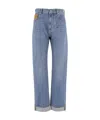 Bottega Veneta Belt Loop Jeans In Blue