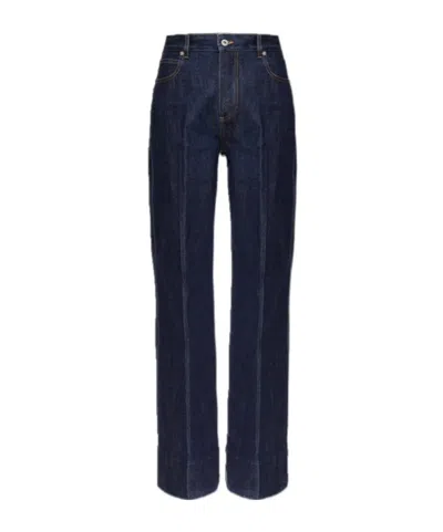 Bottega Veneta Belt Loop Jeans In Blue