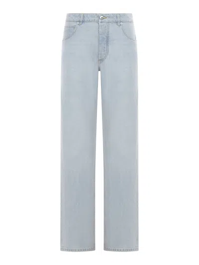 Bottega Veneta Belt-loop Jeans In Gray