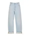 Bottega Veneta Belt-loop Jeans In White
