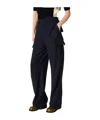 Bottega Veneta Belt Loop Wool Overalls In Black