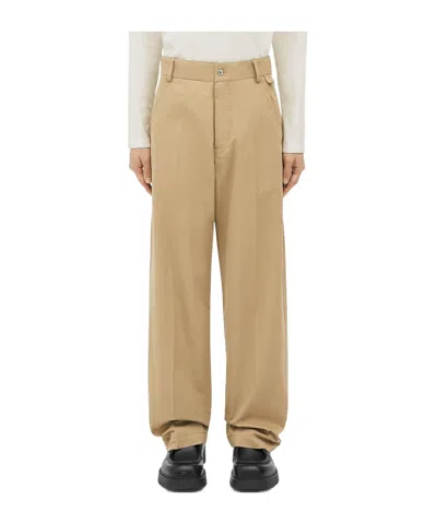 Bottega Veneta Belt Loop Work Casual Pants In Brown