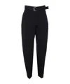 Bottega Veneta Belt Loops Slacks In Black
