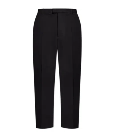 Bottega Veneta Belt Loops Slacks In Black