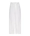 Bottega Veneta Belt Loops Slacks In White