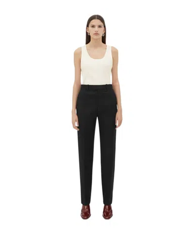 Bottega Veneta Belt Ring Casual Pants In Black