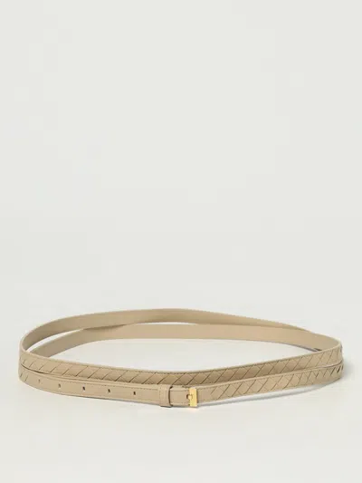 Bottega Veneta Belt Woman Beige In Brown