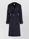 Bottega Veneta Belted Double-breasted Wool Trench Coat