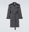 BOTTEGA VENETA BELTED WOOL TRENCH COAT