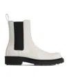 Bottega Veneta Women Ivory Leather Chelsea Ben Ankle Boots In White