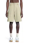 Bottega Veneta Cotton Twill Shorts In Beige