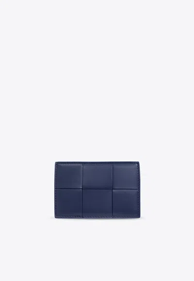 Bottega Veneta Cassette Credit Card Case In Duke