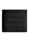 Bottega Veneta Intrecciato Leather Bifold Wallet In Black