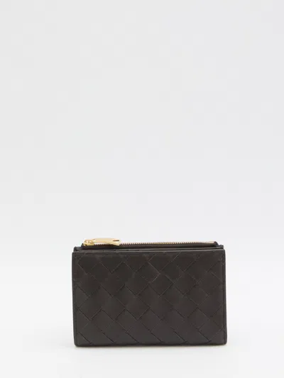 Bottega Veneta Bi-folod Medium Wallet In Brown