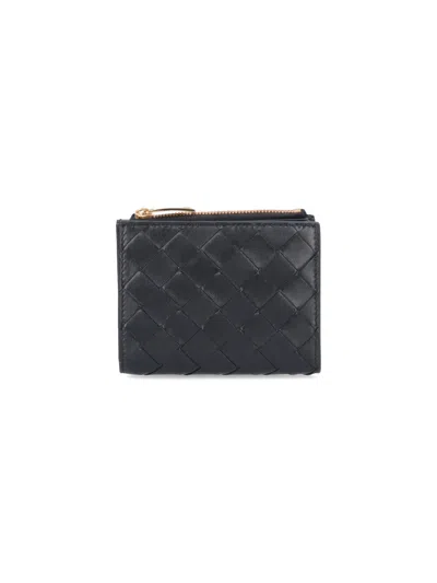 Bottega Veneta Bi-fold Wallet In Black