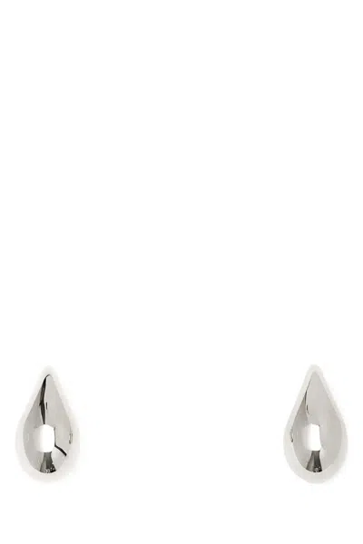 Bottega Veneta Big Drop Earrings In Metallic