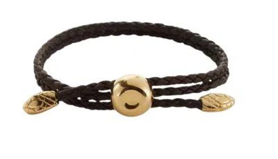 Bottega Veneta Elegant Mini Gold Bracelet For Women In Orange