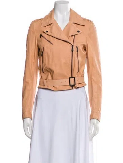 Pre-owned Bottega Veneta Biker Jacket In Neutral