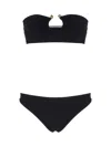 Bottega Veneta Black Knot Ring Bikini In Black