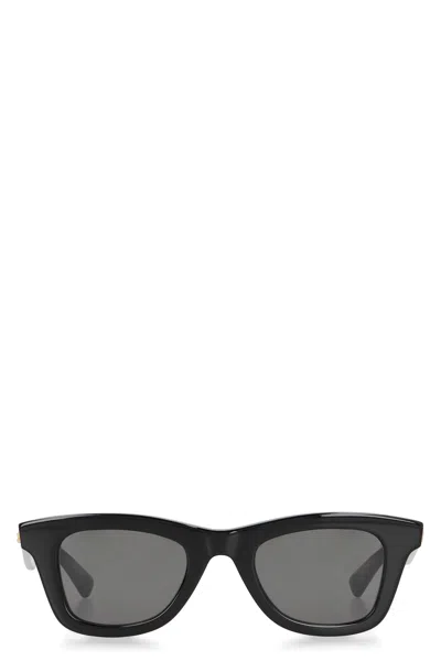 Bottega Veneta Black Acetate Classic Sunglasses