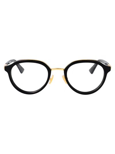 BOTTEGA VENETA BOTTEGA VENETA BLACK ACETATE OPTICAL GLASSES
