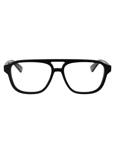 Bottega Veneta Black Acetate Optical Glasses