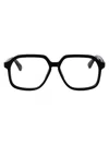 Bottega Veneta Violet Acetate Optical Glasses In Black