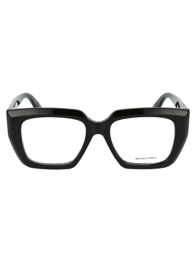 Bottega Veneta Black Acetate Optical Glasses