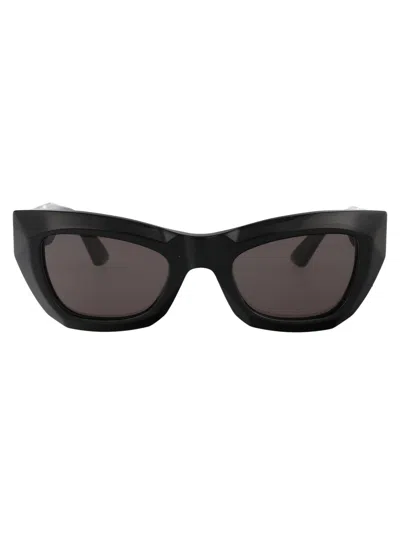 Bottega Veneta Black Acetate Sunglasses