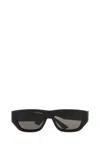 Bottega Veneta Black Acetate Sunglasses In Black