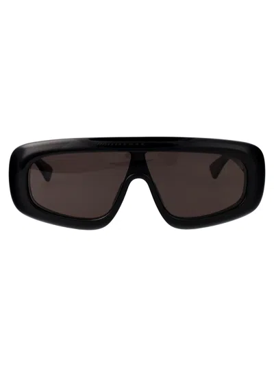 Bottega Veneta Black Acetate Sunglasses