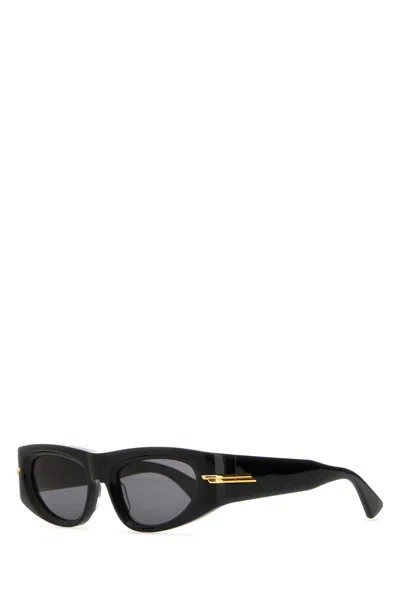 Bottega Veneta Black Acetate Sunglasses