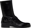 Bottega Veneta Round-head Short Boots In 1000