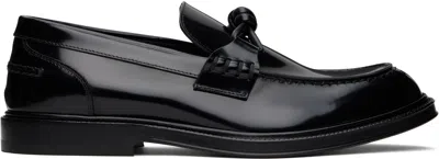 BOTTEGA VENETA BLACK ASTAIRE LOAFERS