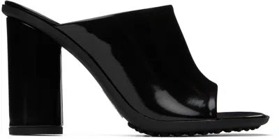 Bottega Veneta Black Atomic Heeled Sandals In 1000 Black