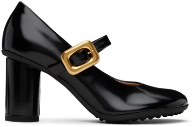 Bottega Veneta Black Atomic Pumps In 1000 Black