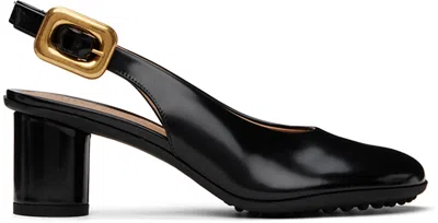 Bottega Veneta Black Atomic Pumps In 1000 Black