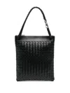 Bottega Veneta Black Avenue Intr Bag In Black