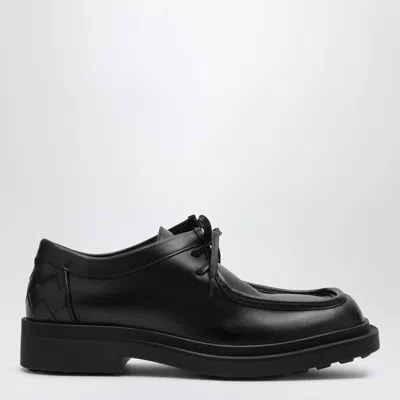 BOTTEGA VENETA BLACK BEN LACE-UP SHOES