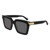 Bottega Veneta Grey Square Ladies Sunglasses Bv1005s 001 53