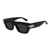 Bottega Veneta Bv1321s-001 Black-black-grey In Black