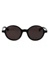 Bottega Veneta Black-black-grey Recycled Acetate Sunglasses In Black
