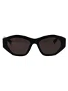 Bottega Veneta Geometrical Sunglasses Bv1408 S 001 In Black