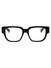Bottega Veneta Black Black Transparent Acetate Glasses