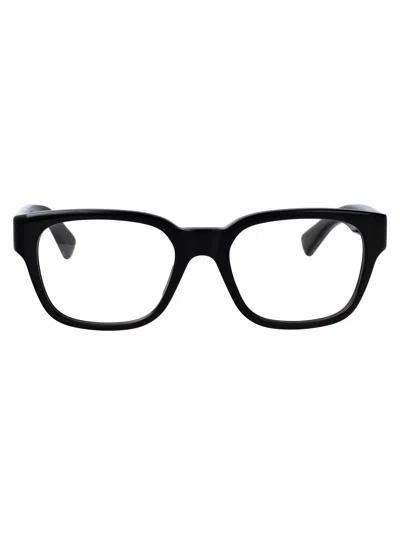 Bottega Veneta Black-black-transparent Recycled Acetate Glasses