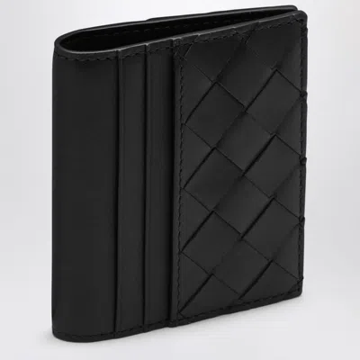 Bottega Veneta Black Braided Card Holder