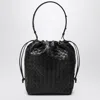 Bottega Veneta Men Bucket Intrecciato Biblioteca Leather Shoulder Bag In Multi
