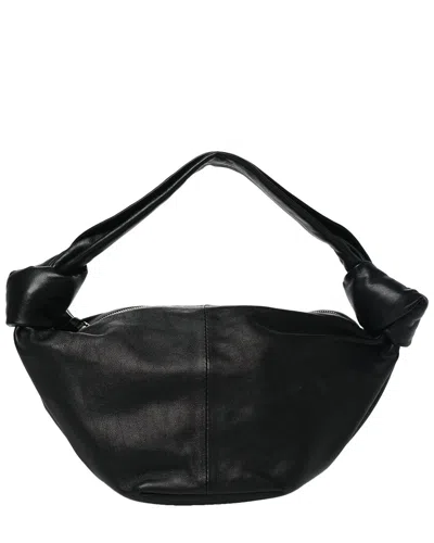 Bottega Veneta Black Calfskin Leather Mini Double Knot Bag (authentic Pre-  Loved)